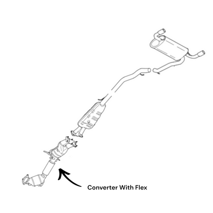 Volvo S60 3.0L (2011-2015) (Turbo) (AWD) Converter with Flex
