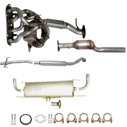 Mazda CX-5 2.5L (2014-2016) (AWD) (Non-Turbo) Manifold Converter With Flex, Catalytic Converter, Resonator & Muffler.