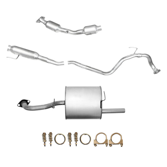 Toyota Yaris 1.5L (2012-2015) (Hatchback) Catalytic Converter with Resonator and Rear Muffler