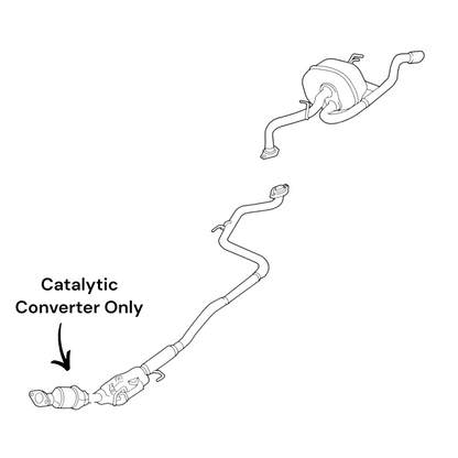 Toyota Prius C 1.5L (2013-2019) (Hybrid) Catalytic Converter
