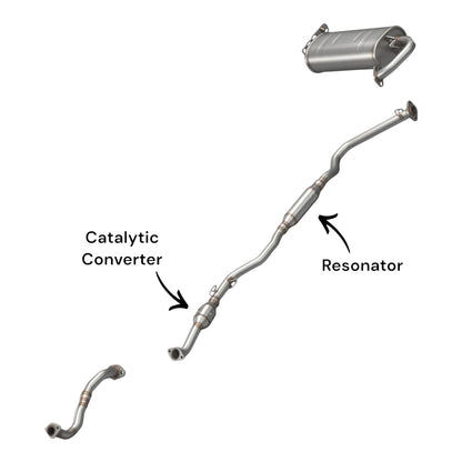Toyota Matrix 2.4L (2009-2013) (S Model only) (AWD) Catalytic Converter & Resonator