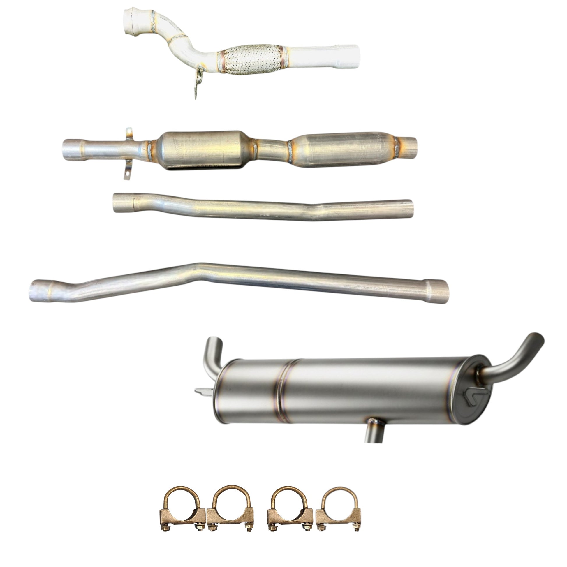 Mini Cooper Paceman 1.6L (2011-2016) (Turbo) Flex Pipe, Catalytic Converter With Resonator And Muffler