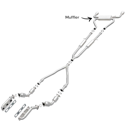 Infiniti G37 3.7L 2008-2013 Muffler