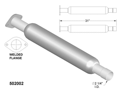 Chevrolet Impala 3.4L (2000-2005) V6 Resonator Pipe