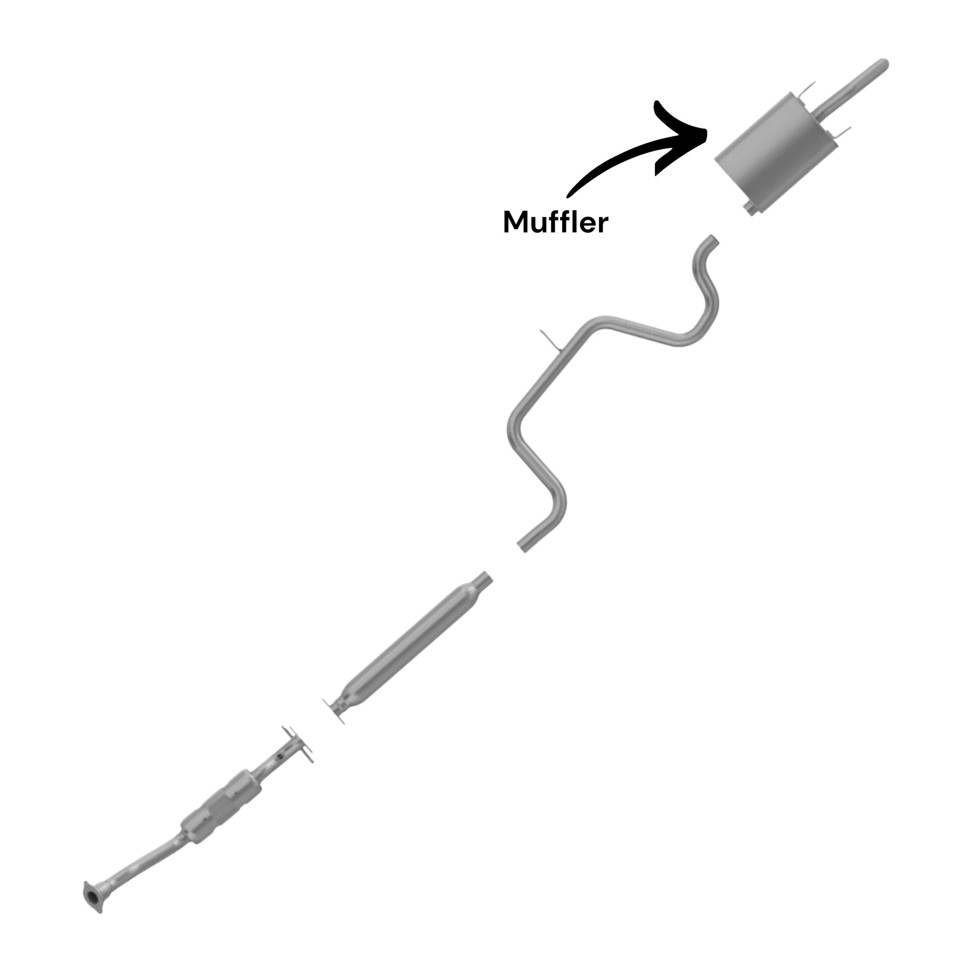 Chevrolet Impala 3.4L (2000-2005) Muffler