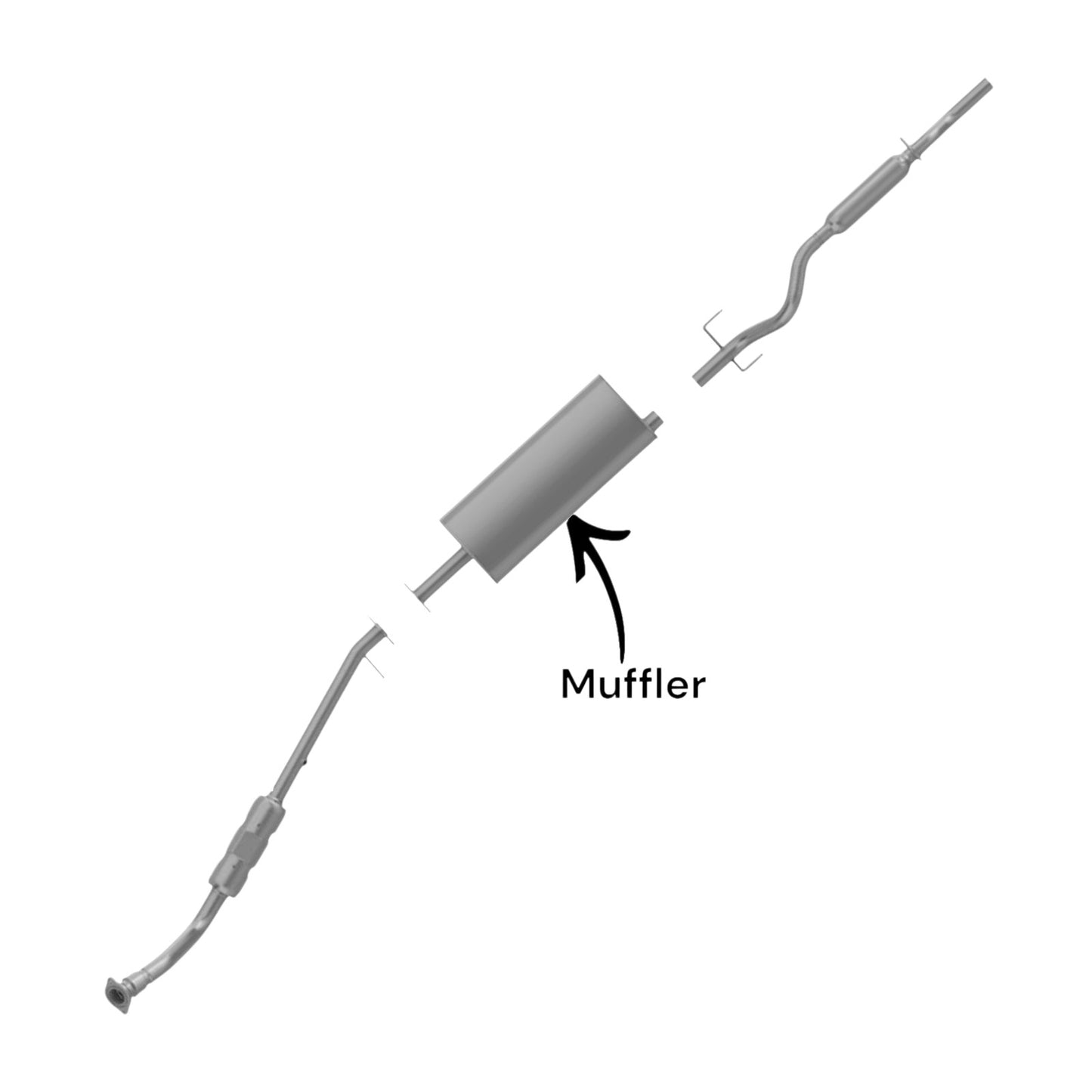 Buick Rendezous 3.6L (2004-2006) Muffler 