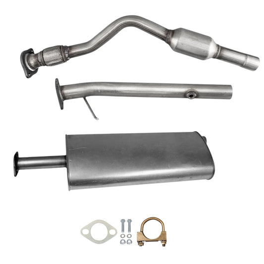Buick Rendezvous 3.5L (2006,2007) (FWD) Catalytic Converter With Flex, Muffler.