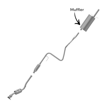 Pontiac Pursuit 2.2L (2006) Rear Muffler