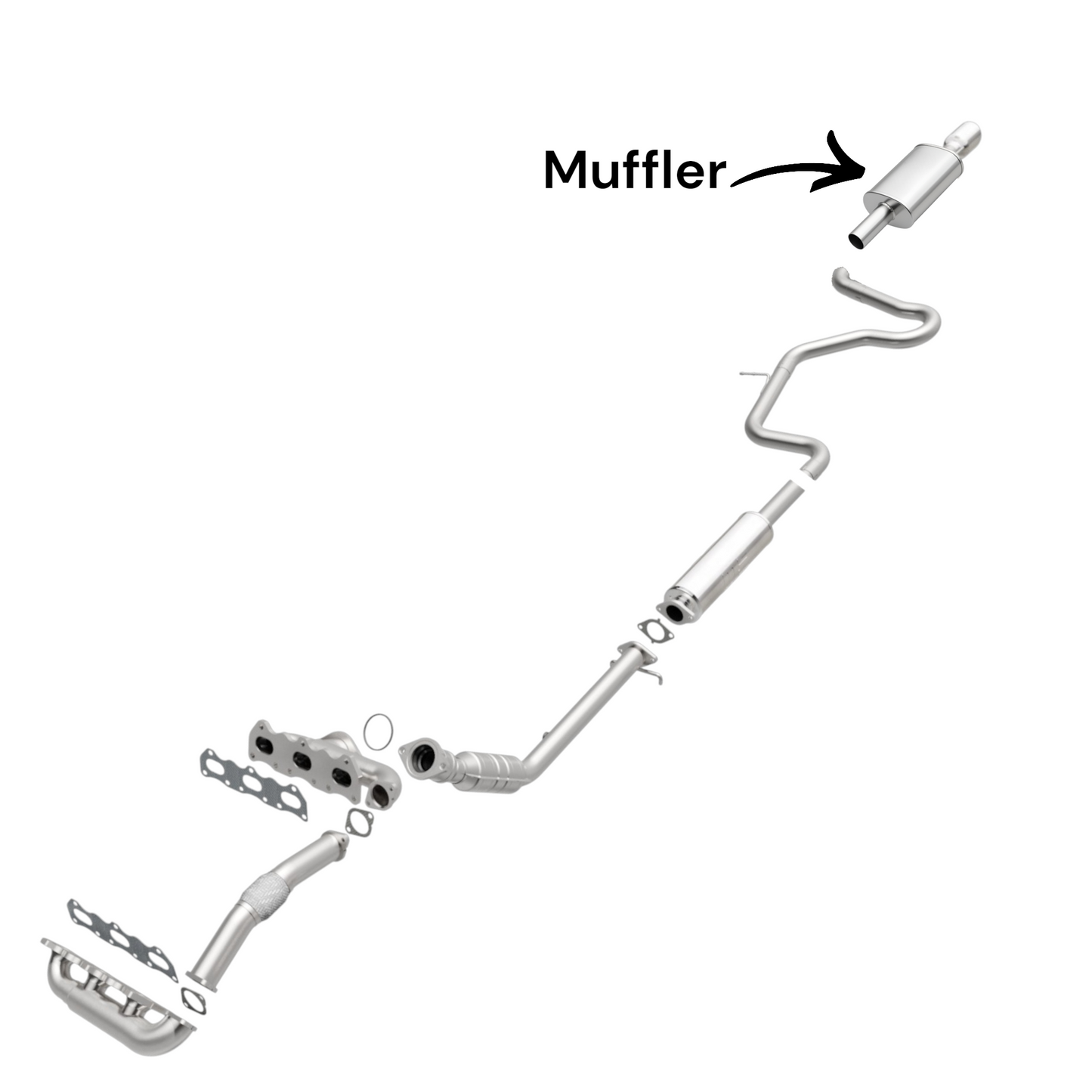 Chevrolet Impala 3.5L (2006-2011) Rear Muffler