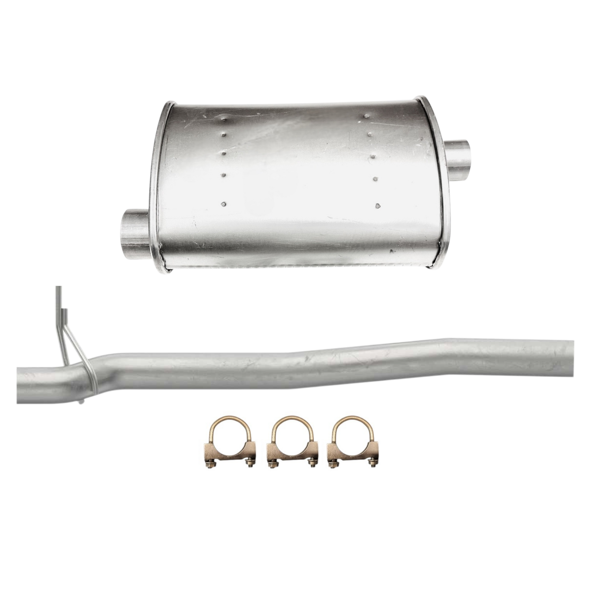 Chevrolet Equinox 2.4L (2010-2017) Middle Muffler with Pipe