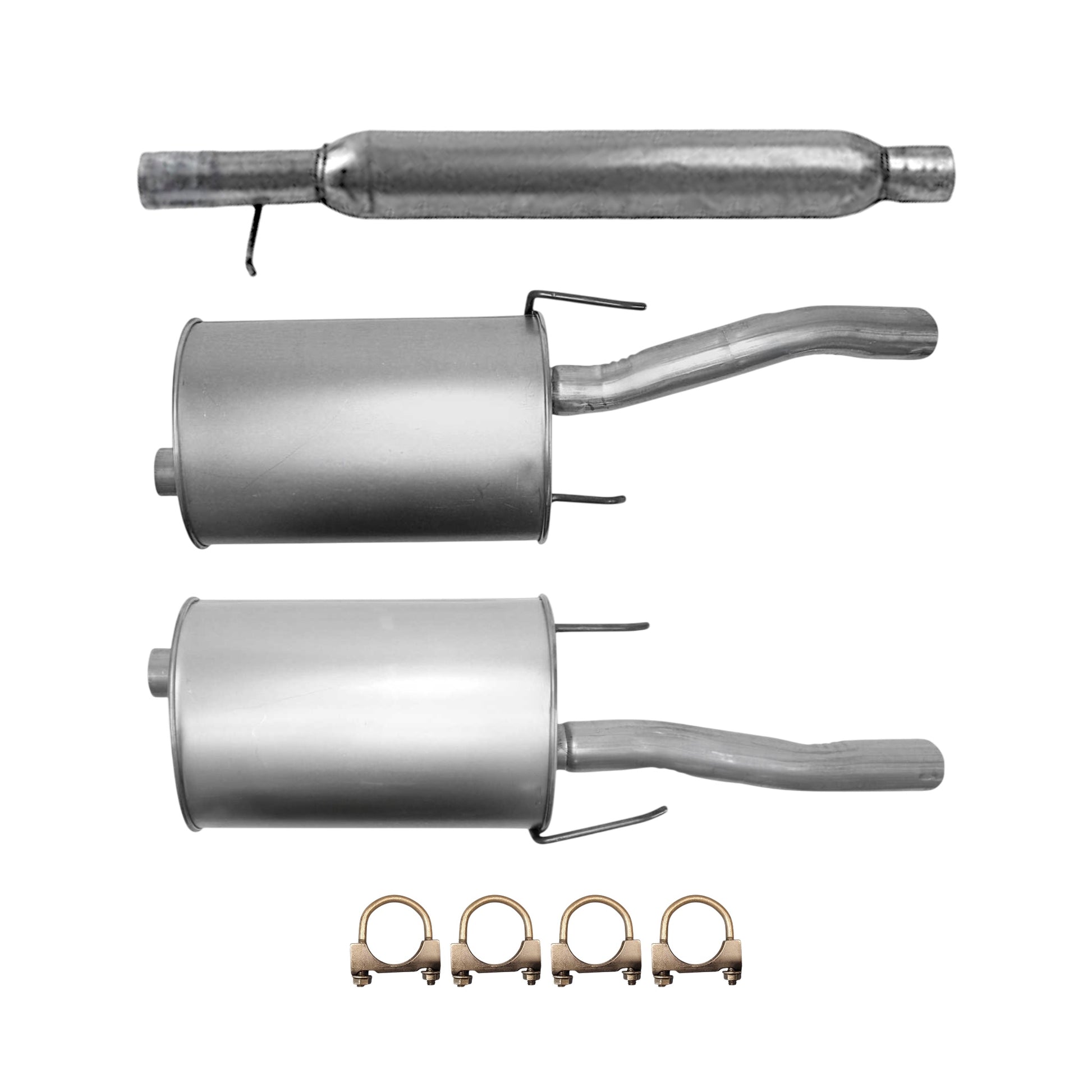 Chevrolet Impala Limited 3.6L (2014-2016) (Except PZEV) Resonator And Right & Left Side Mufflers
