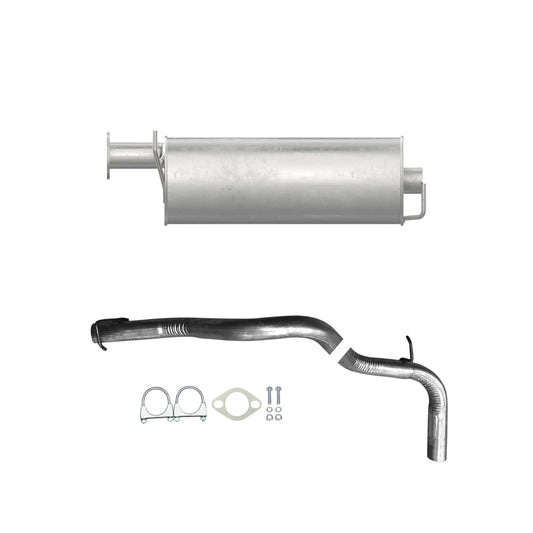 Silencieux avec tuyau d'échappement pour Chevrolet Express 4500 6.0L (2013-2016) (Empattement de 159 pouces) (Non turbo)