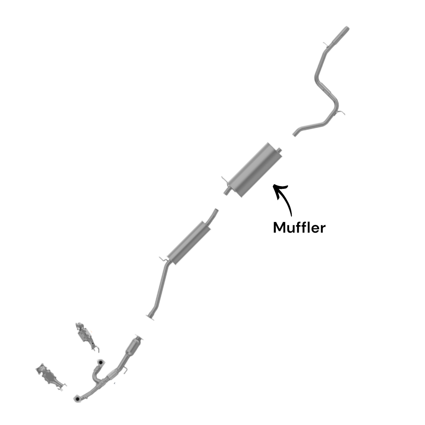 Honda Odyssey 3.5L (2014-2017) Muffler Only