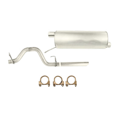 Ford F-350 Super Duty 6.2L (2011-2016) (Crew Cab Pickup With Short Bed) Rear Muffler With Tail Pipe 