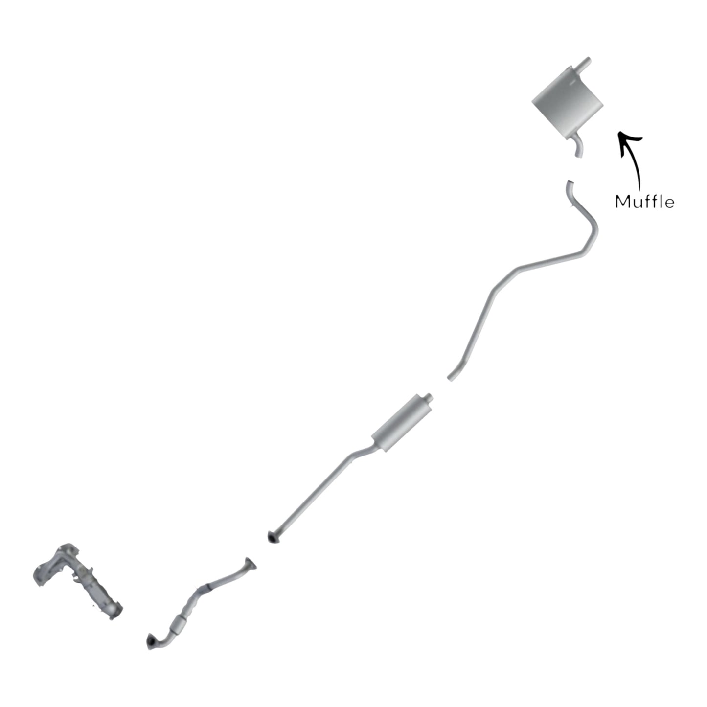 Honda Civic 2.0L (2016-2020) (Non-Turbo) (EK Model Only) (Sedan) Muffler