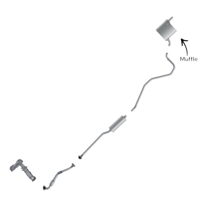 Honda Civic 2.0L (2016-2020) (Non-Turbo) (EK Model Only) (Sedan) Muffler