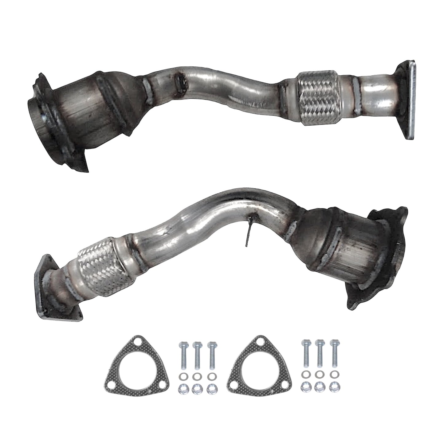 Porsche Cayenne 4.8L (2008-2010) (Non-Turbo) Front Left & Front Right Catalytic Converters