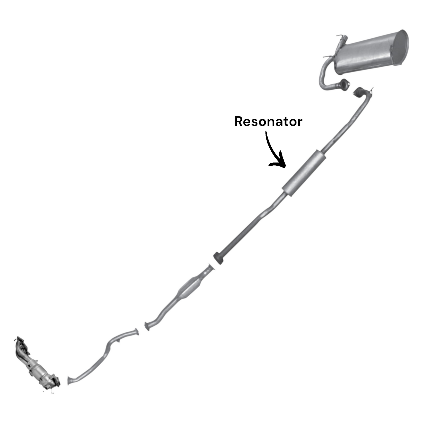 Tuyau de résonateur pour Nissan X-Trail 2.5L (2005-2006) V4