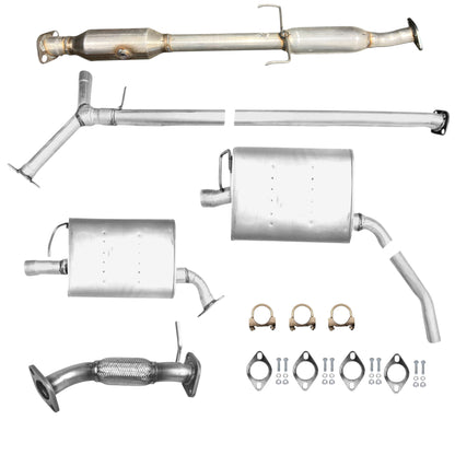 Hyundai Sonata 2.4L (2014) (Non-Hybrid) Flex Pipe, Catalytic Converter and Y-Pipe with Both side Mufflers