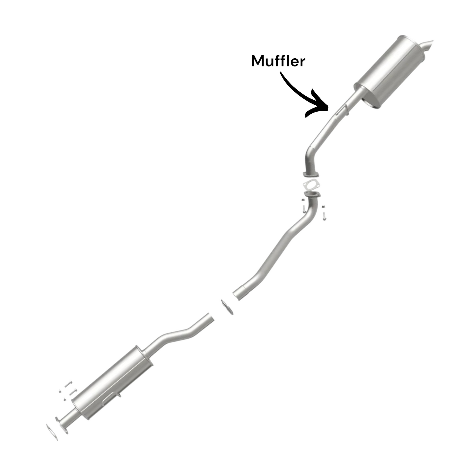 Kia Forte 2.0L (2014-2016) (Federal Emission) Rear Muffler