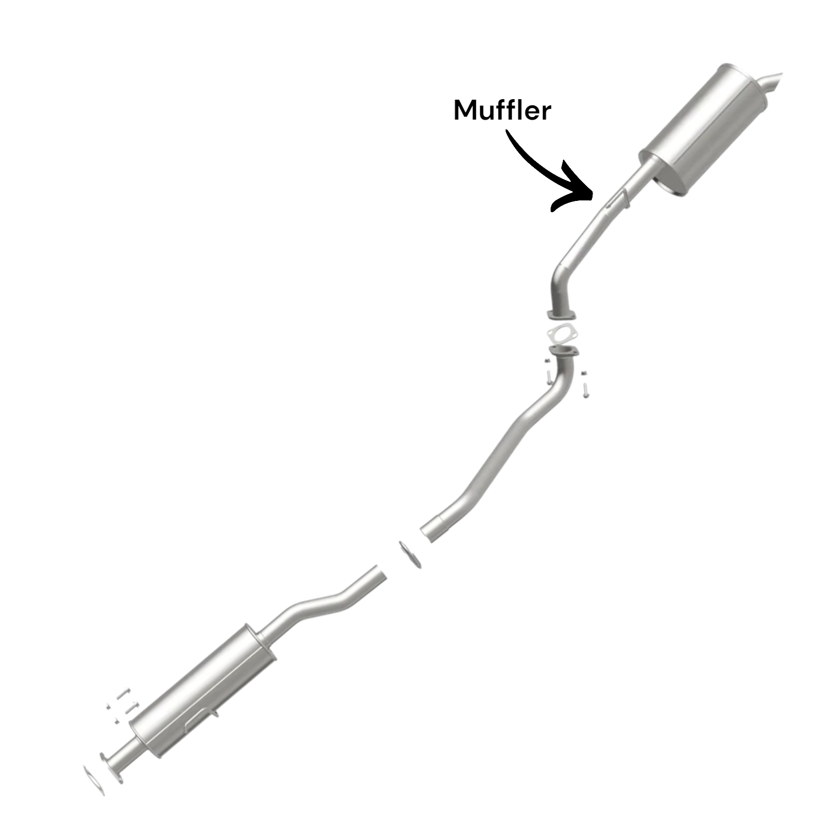 Kia Forte 2.0L (2014-2016) (Federal Emission) Rear Muffler