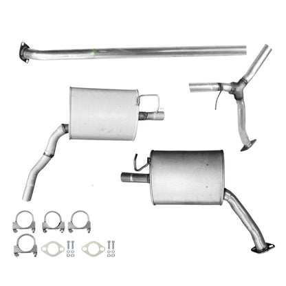 Kia Optima 2.4L (2011-2013) (Only Korean Built) Both side Mufflers with Y-Pipe