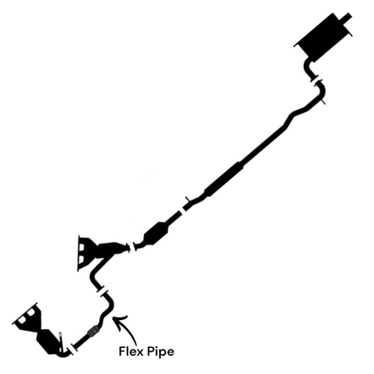 Mitsubishi Endeavor 3.8L (2004-2011) Flex Pipe