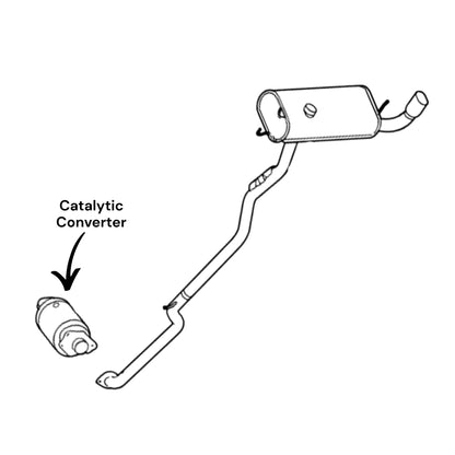 Saturn Sky 2.4L (2007-2009) (RWD) Catalytic Converter