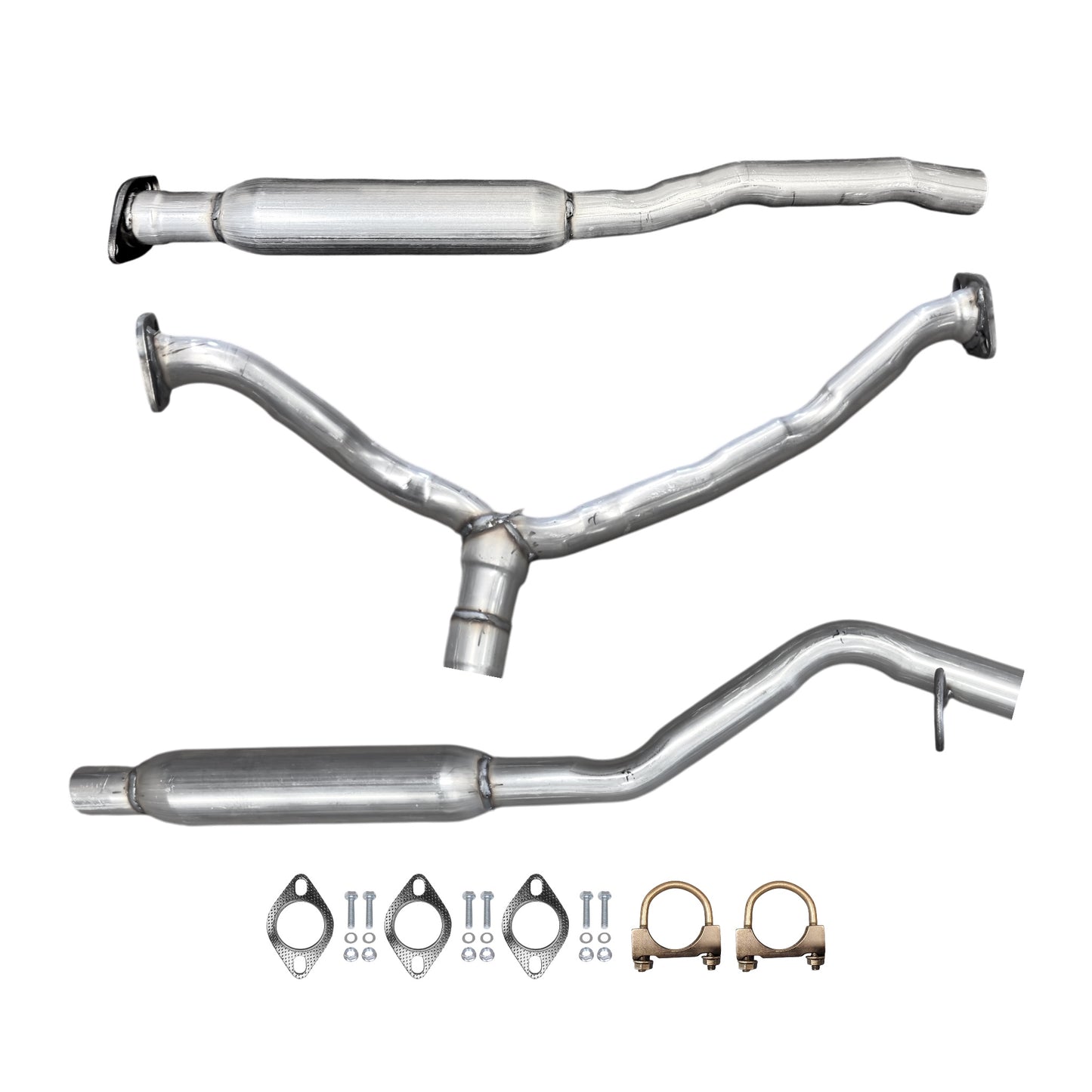Subaru Ascent 2.4L (2019-2025) (AWD) Front & Rear Resonator With Y-Pipe