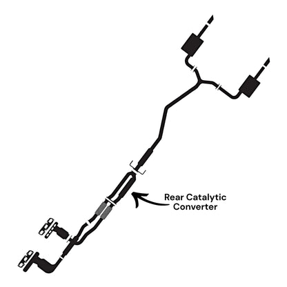 Mazda 6 3.0L (2003-2005) (FWD) Rear Catalytic Converter