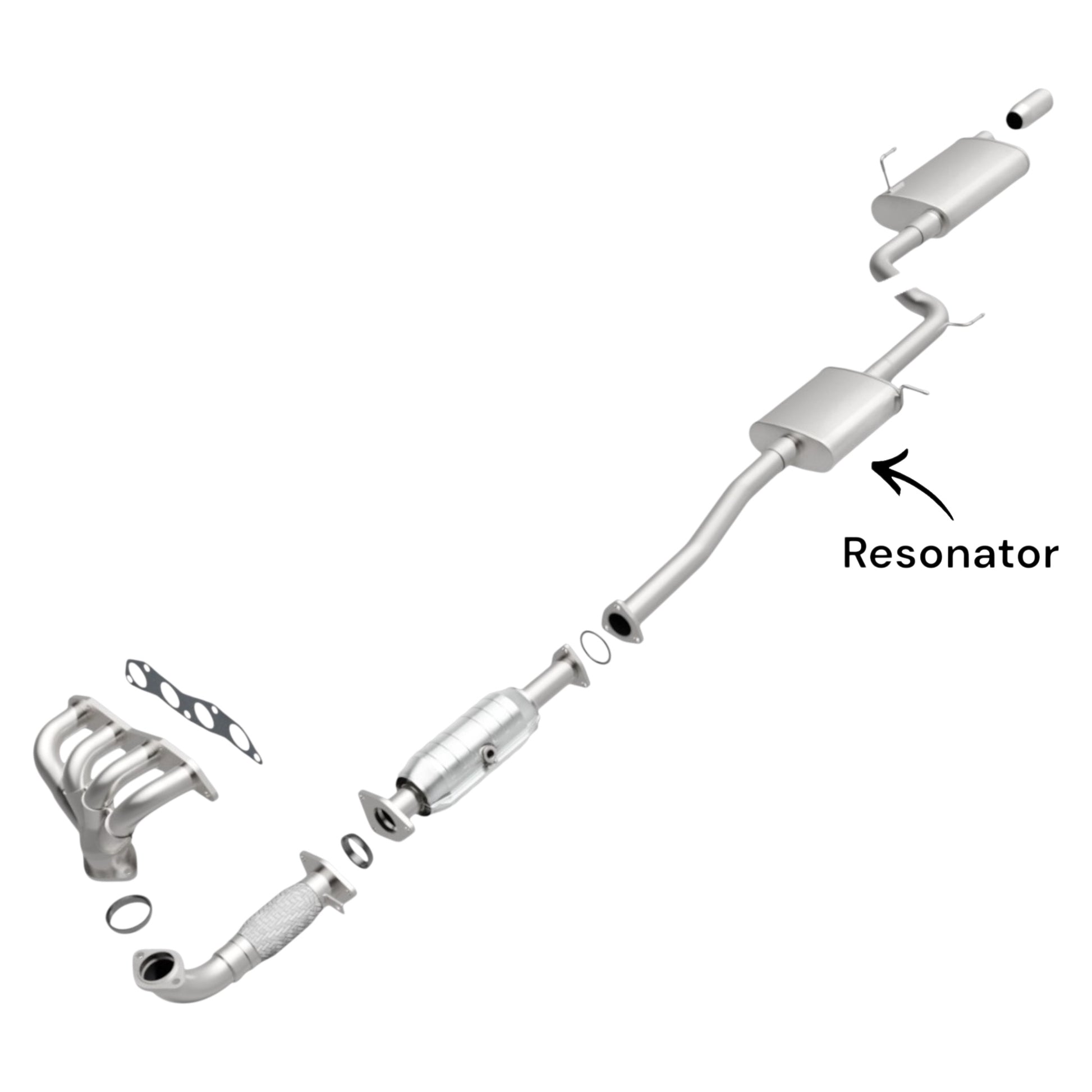 Honda Accord 2.4L (2003-2007) Resonator With Pipe