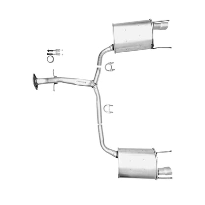 Silencieux en Y gauche et droit pour Lexus IS250 2.5L (2006-2013) (2WD et 4WD)
