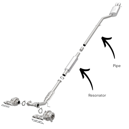 Volvo XC90 2.9L 2003-2005 Resonator With Pipe