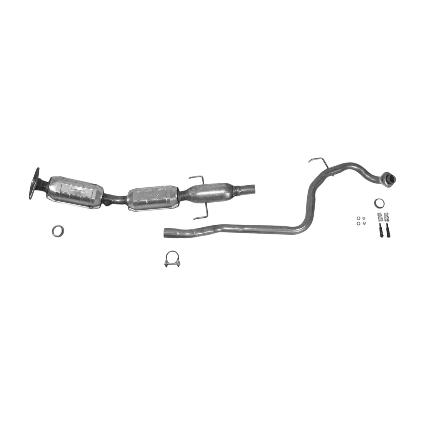 Convertisseur catalytique avec tuyau pour Toyota Yaris 1.5L (berline) (2007-2010).