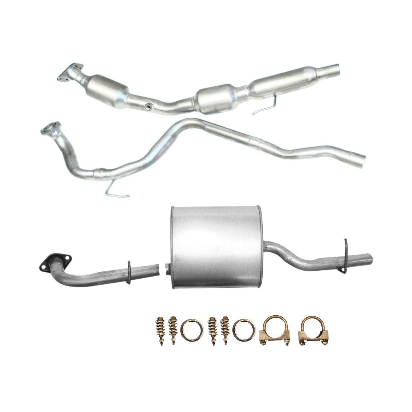 Convertisseur catalytique avec tuyau pour Toyota Yaris 1.5L (berline) (2007-2010).