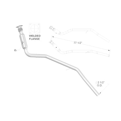 Dodge Grand Caravan 3.8L (2008-2010) Catalytic Converter