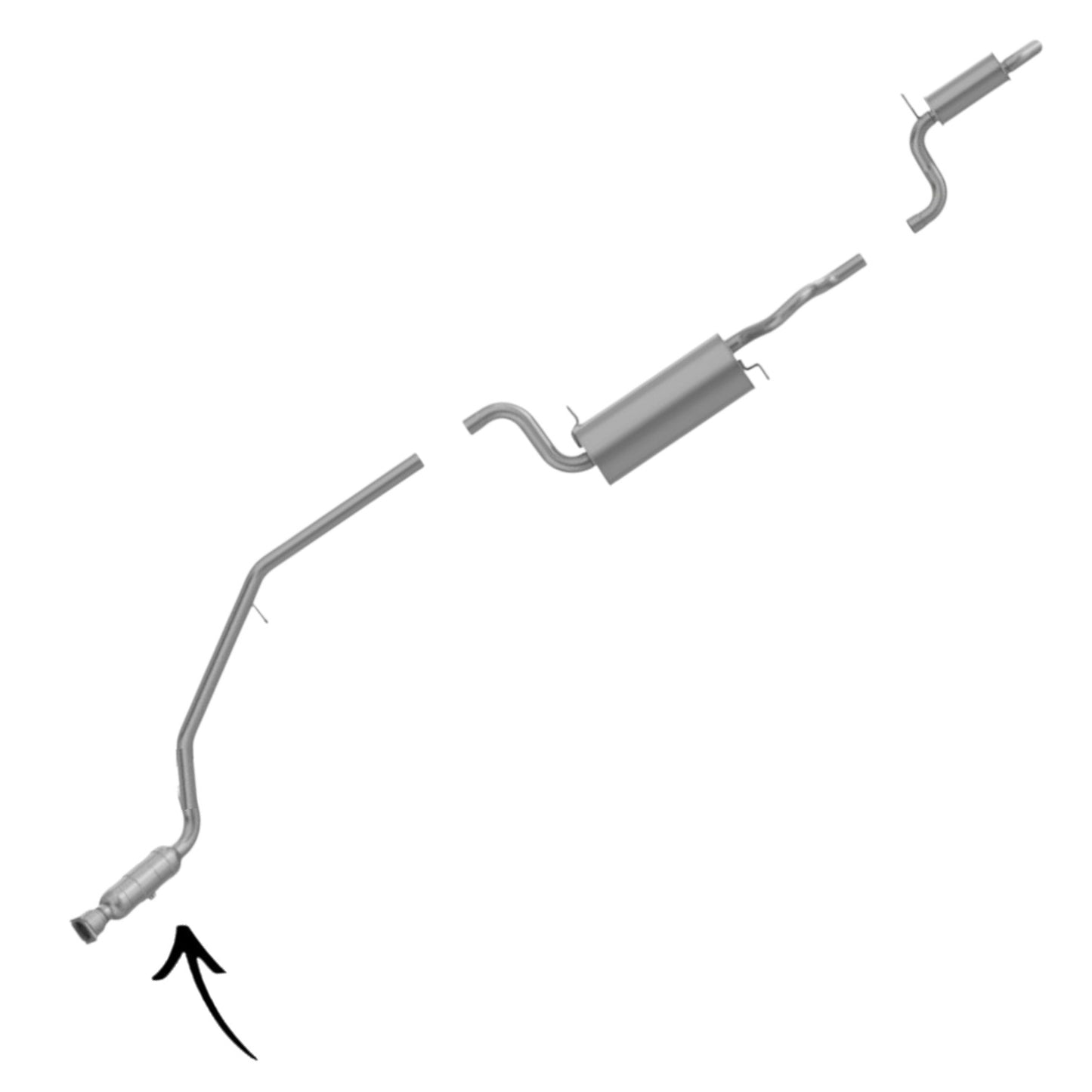 Dodge Grand Caravan 3.8L (2008-2010) Catalytic Converter