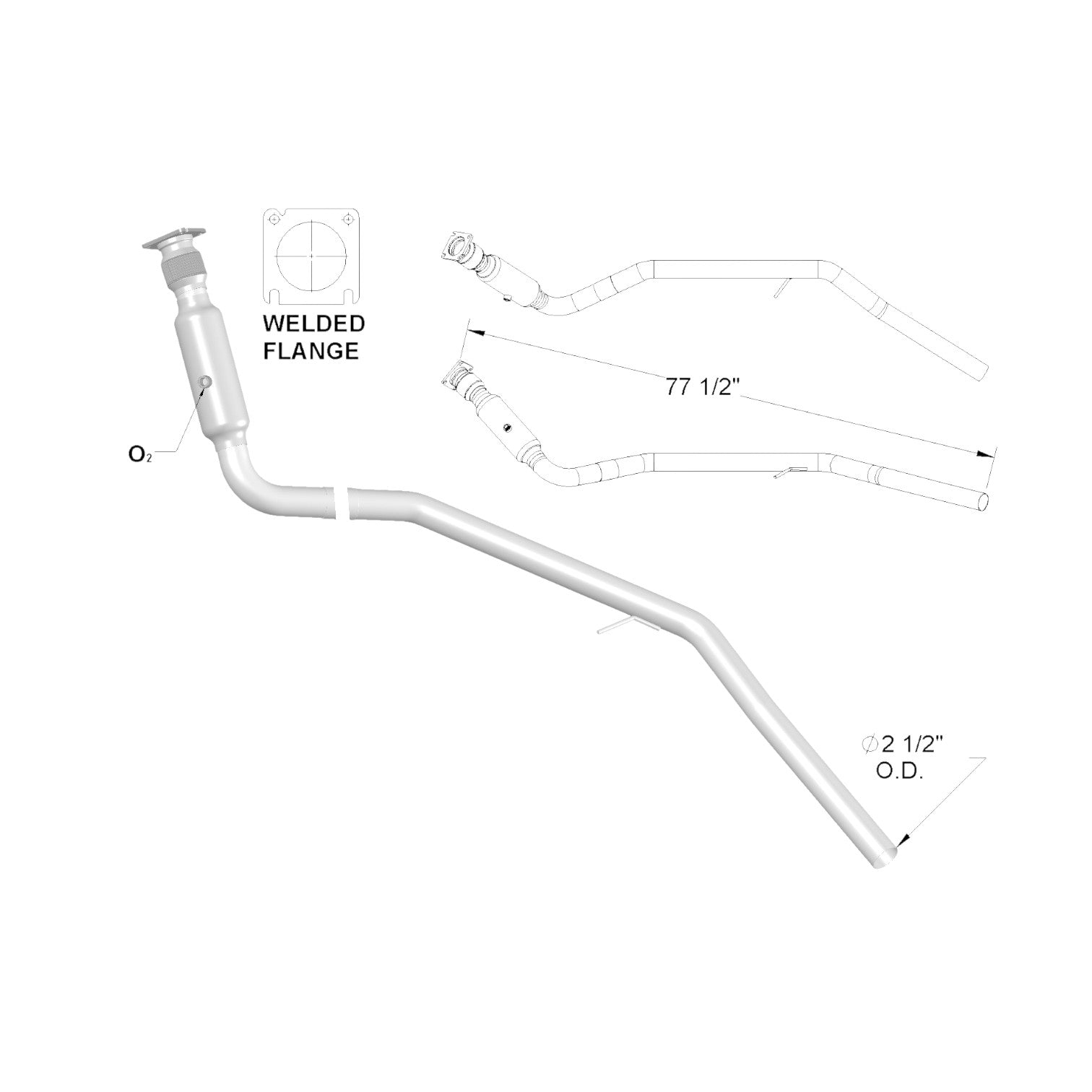 Dodge Grand Caravan 3.8L (2008-2010) Catalytic Converter