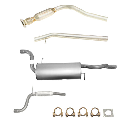 Dodge Grand Caravan 3.3L (2008-2010) Catalytic Converter with Flex, Middle Muffler and Resonator