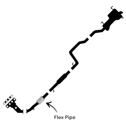 Ram ProMaster City 2.4L (2015-2019) Flex Pipe