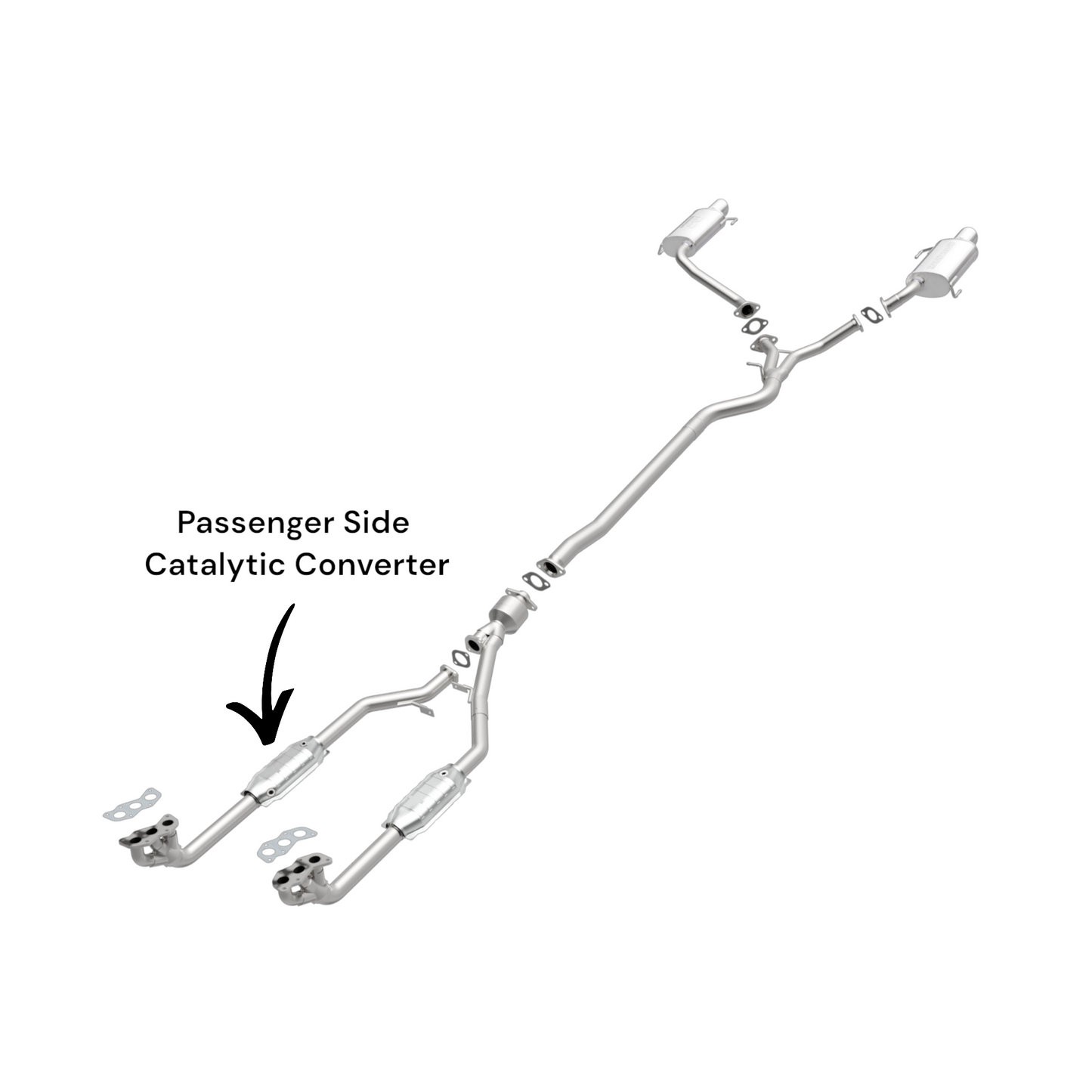 Subaru Legacy 3.0L (2008-2009) Passenger Side/ Right Side Catalytic Converter
