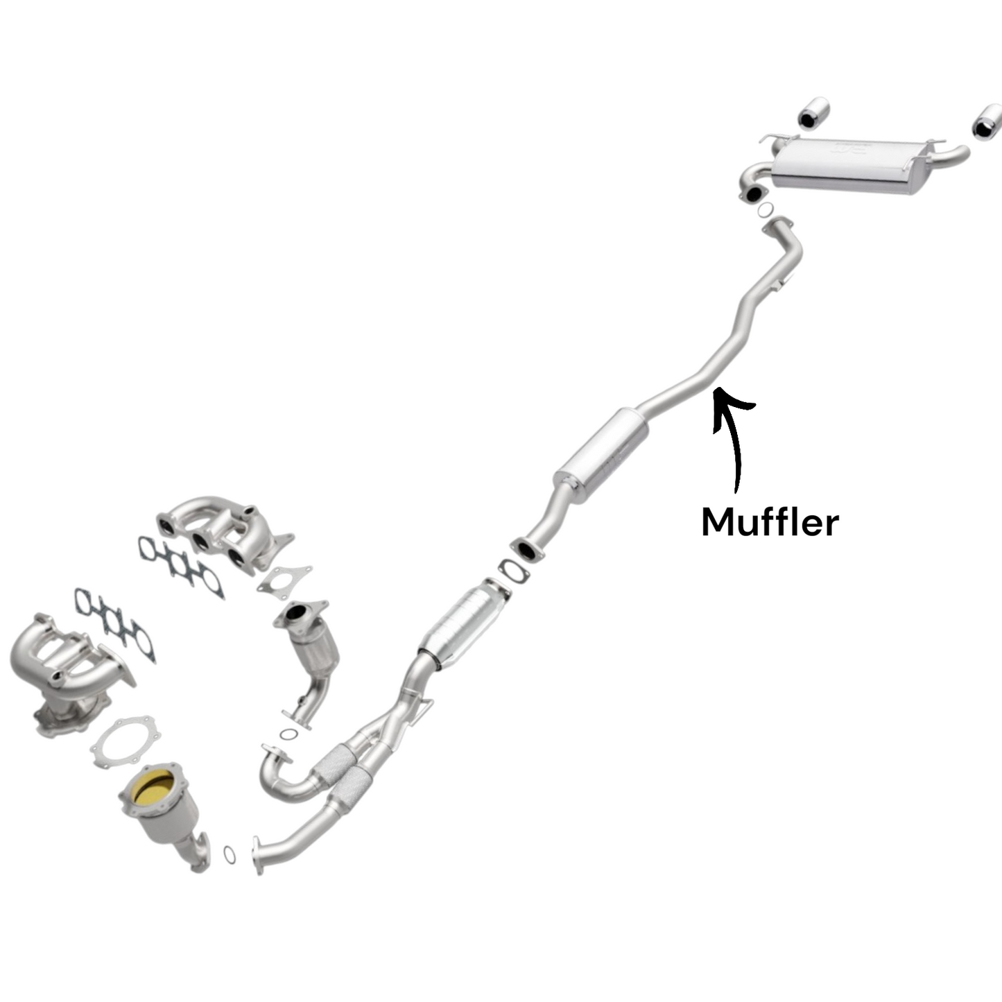 Nissan Murano 3.5L (2009-2014) Middle Muffler