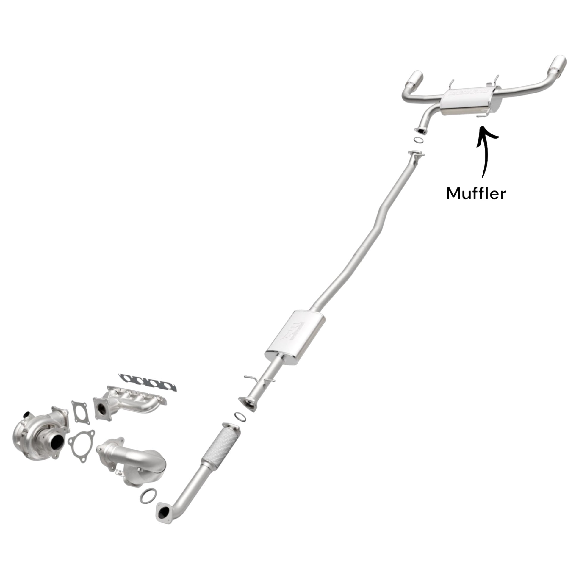 Acura RDX 2.3L (Turbo) (2010-2012) Muffler