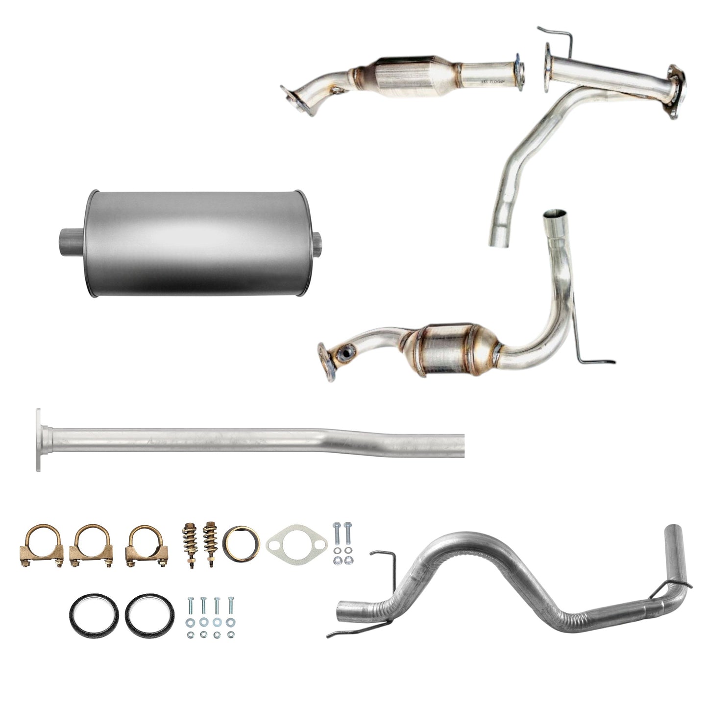 Toyota Tacoma 4.0L (2013-2015) (127.4" Wheelbase) Catalytic Converters, Pipe and Muffler