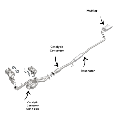 Toyota Avalon 3.0L 2000-2004 Complete Exhaust
