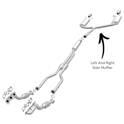 Silencieux en Y gauche et droit pour Lexus IS250 2.5L (2006-2013) (2WD et 4WD)