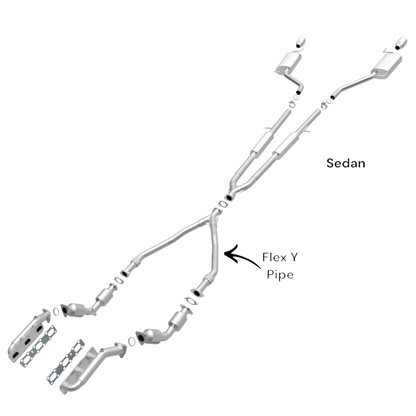 Infiniti G37X 3.7L 2009-2013 Flex Y Pipe