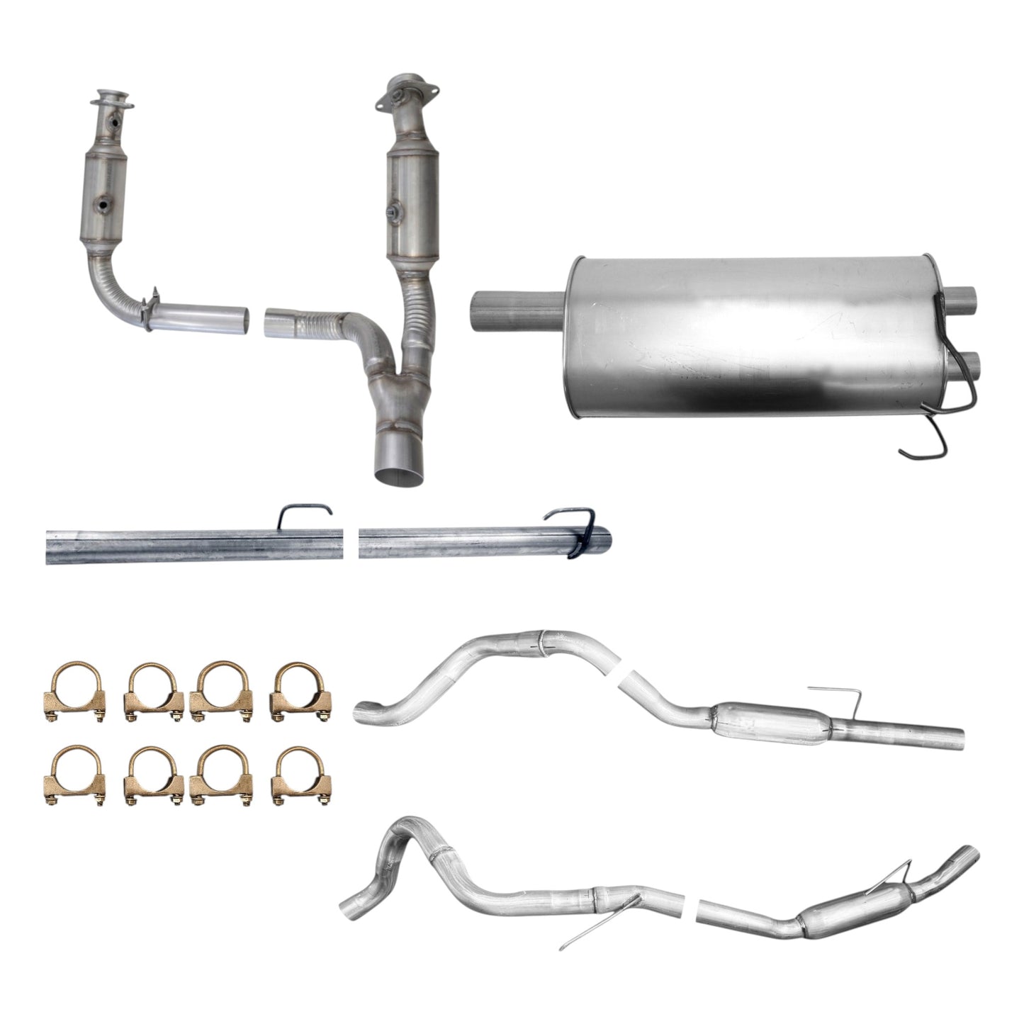 Dodge Ram 1500 5.7L 2009-2010 Complete Exhaust (140.0" Wheelbase)