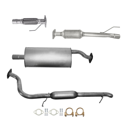 Mazda Tribute 3.0L (2005-2006) Flex Pipe, Catalytic Converter, Muffler and Resonator