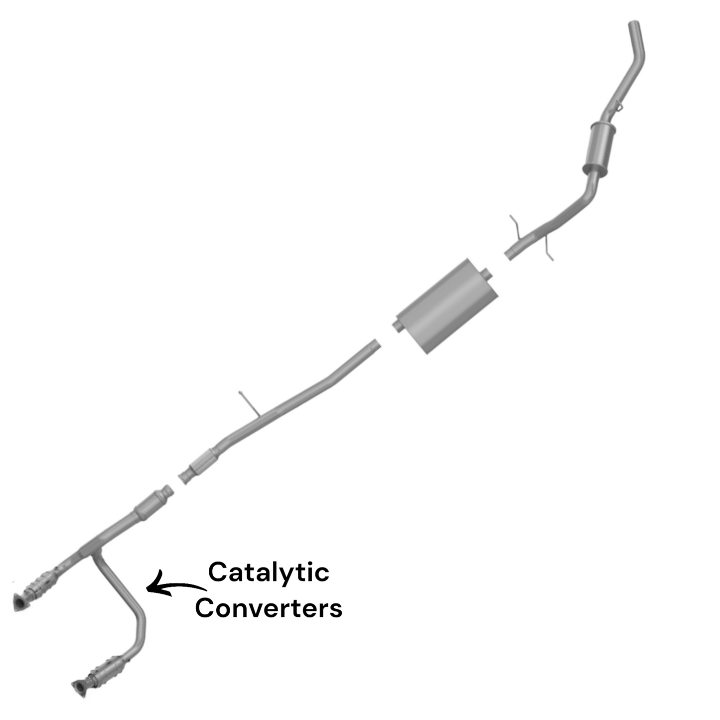 Chevrolet Silverado 1500 5.3L (2014-2018) Catalytic Converters